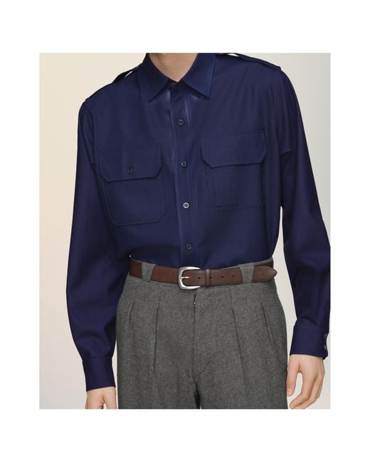 Maison Margiela Blue Shirts for men