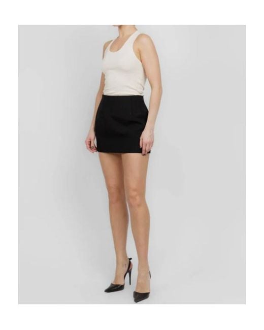 Wardrobe NYC Black Ribbed Tank Top
