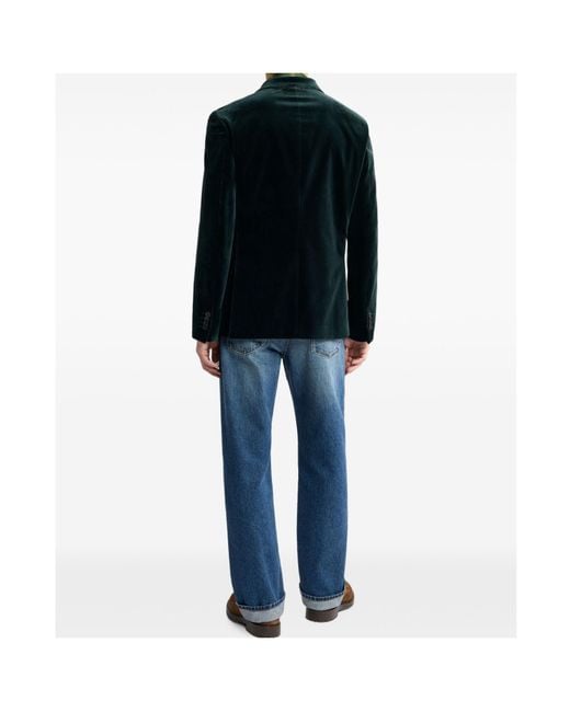 Etro Black Single-Breasted Jacket for men