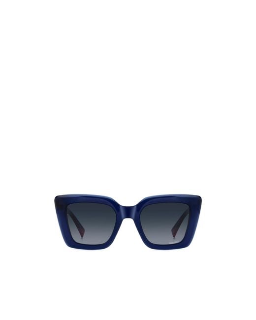 Missoni Blue Logo Detail Sunglasses