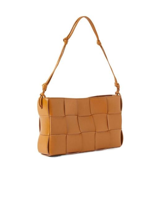 Bottega Veneta Brown Cassette Shoulder Bag