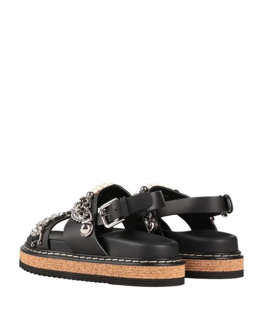 Dolce & Gabbana Black Technical Sandals