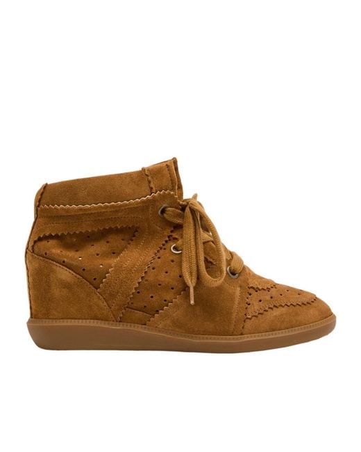 Isabel Marant Brown Height-Increasing Sports Shoes