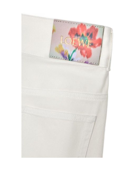 Loewe White Wrap Jeans