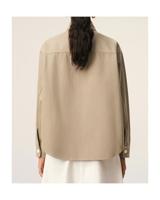 AMI Natural Ami De Coeur Overshirt for men