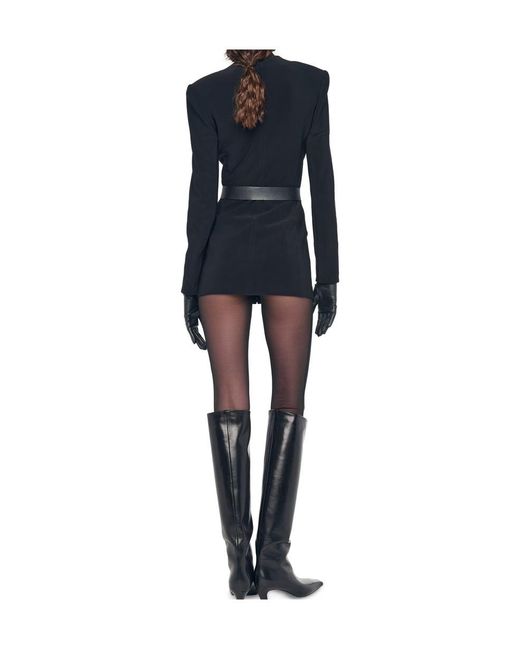 Norma Kamali Blue Long-Sleeve Zip-Up Jacket