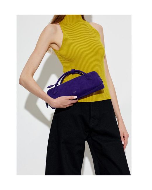 Alaïa Blue Teckel Zippered Tote