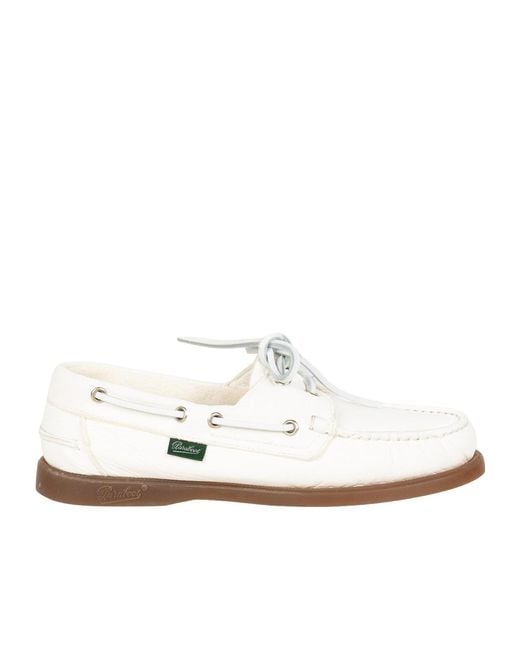 Paraboot White Barth Derby Shoes