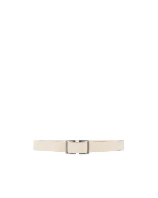 Rag & Bone White Minimalist Suede Belt