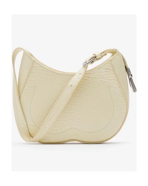 Burberry Natural Small Chess Zipped Shoulder Bag