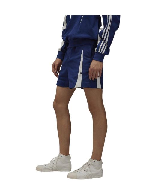 Y-3 Blue Slim-Fit Shorts for men
