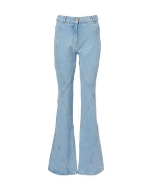 Nina Ricci Blue Flared Jeans