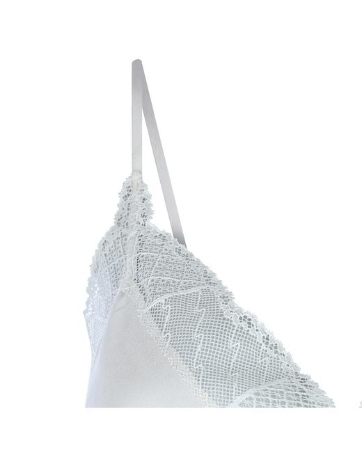 Zadig & Voltaire White Lace Trim Sleeveless Top