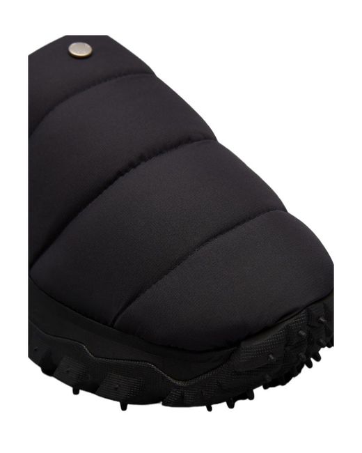 Moncler Black Trailgrip Après Mules for men