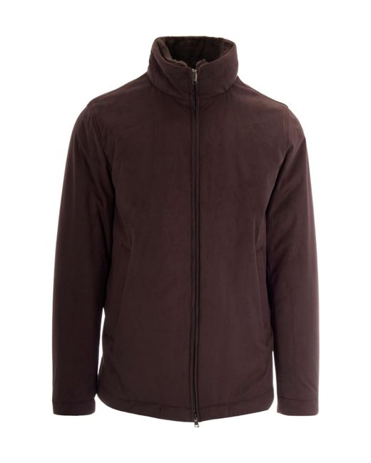 Herno Purple Zipped Jacket for men