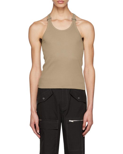 Dion Lee Multicolor E-Hook Ribbed Tank Top for men