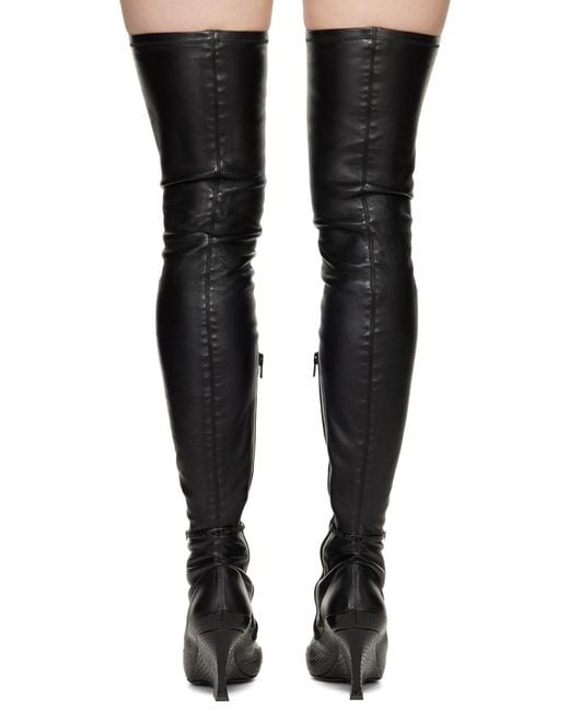 Givenchy Black Raven Over-The-Knee Boots