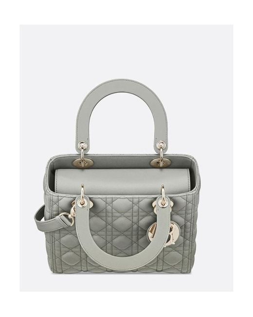 Dior Gray Medium Lady Bag