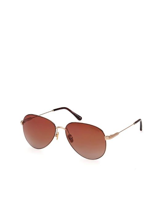 Tom Ford Multicolor Eyewear Oval Frame Sunglasses for men