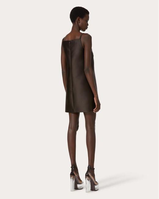 Valentino Brown Sleeveless Mini Dress