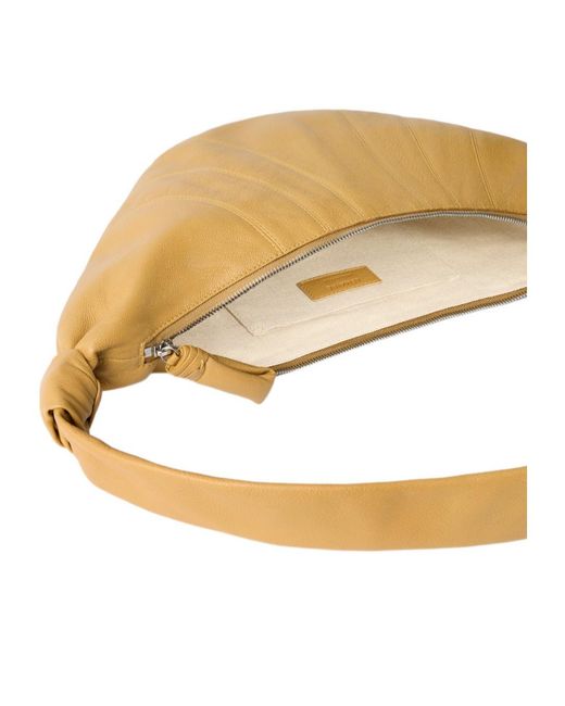 Lemaire Metallic Knotted Hobo Shoulder Bag
