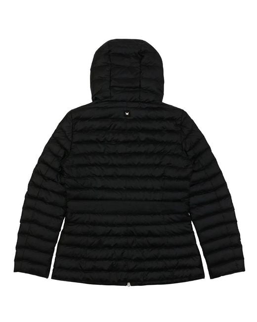 Weekend by Maxmara Black Hooded Quilted Down Jacket