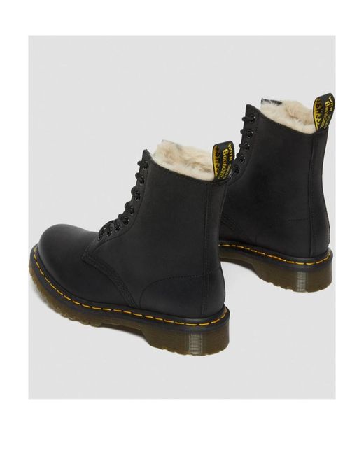 Dr. Martens Black Lacing Short Boots