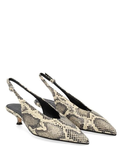 Aeyde Multicolor Camila Pointed Toe Slingback Pumps