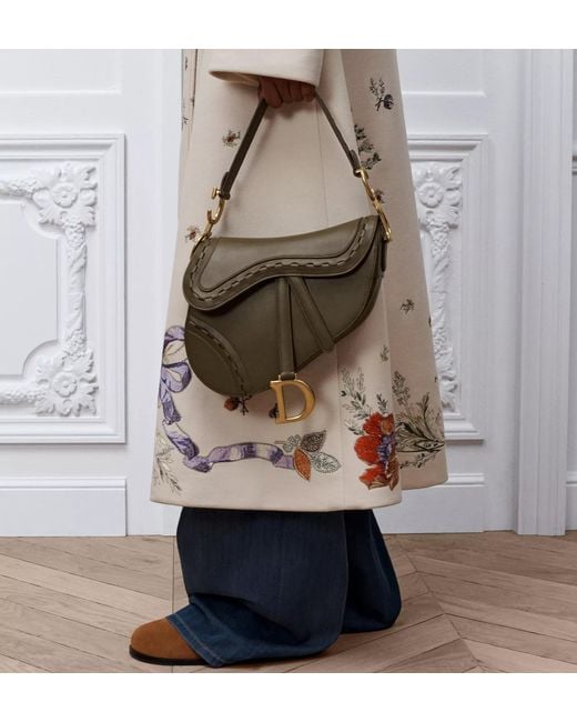Dior Multicolor Saddle Bag With Strap