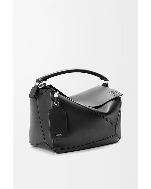 Loewe Black Large Featherlight Puzzle Bag for men