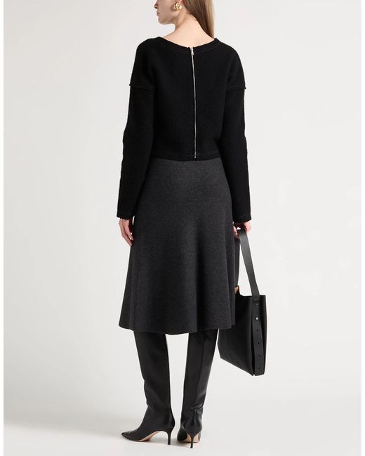 Max Mara Black Lightweight Knit Jumper