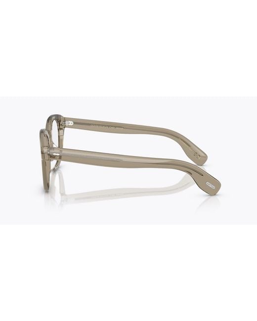 Oliver Peoples Metallic Oval Optical Glasses And Frames for men