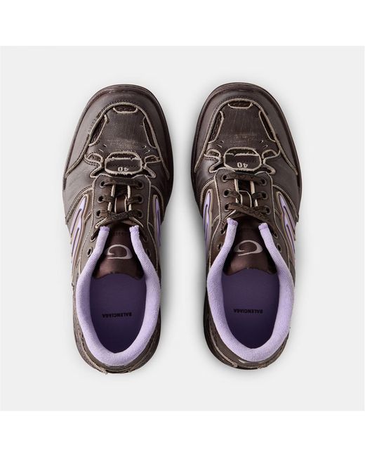 Balenciaga Brown Bal Hamptons Low-Top Sneakers