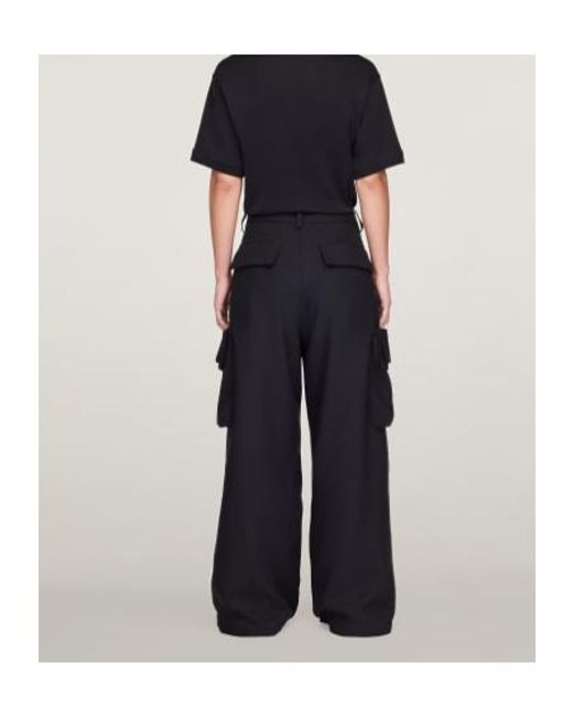 Y-3 Blue Sport Uniform Multi Cargo Pants