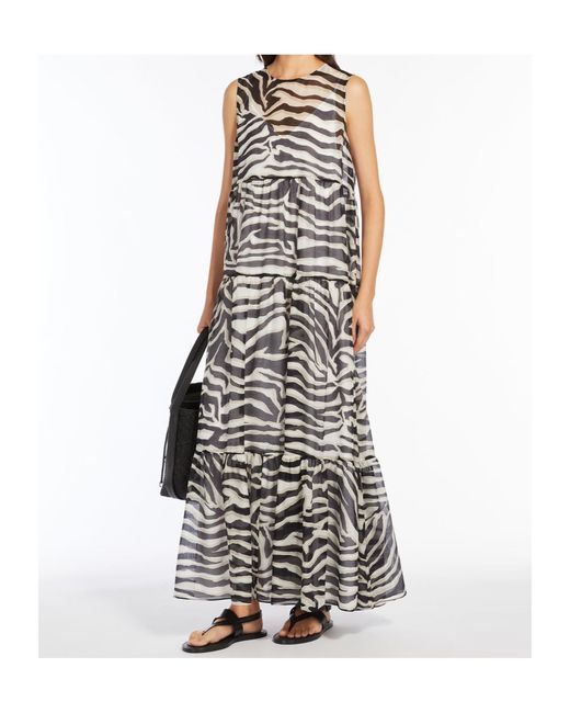Max Mara White Infante Maxi Dress
