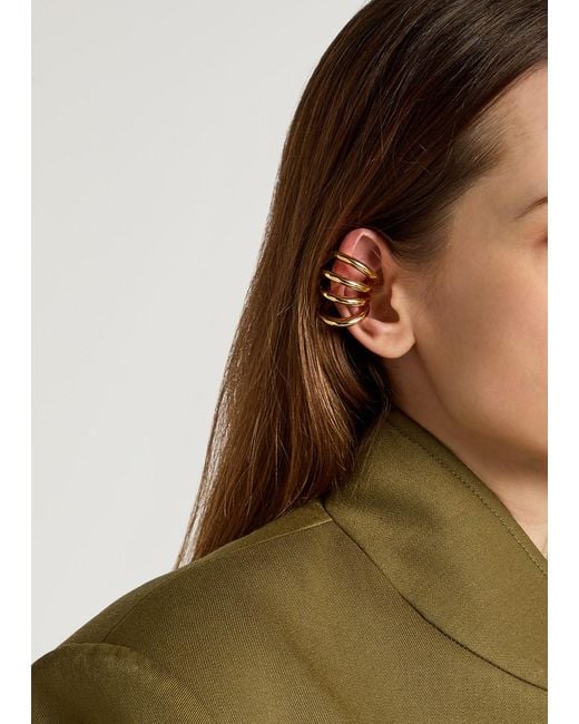 Rabanne Metallic Layered Ear Cuff