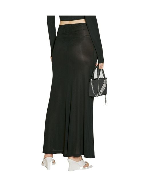 Rabanne Black High-Waisted Studded Skirt