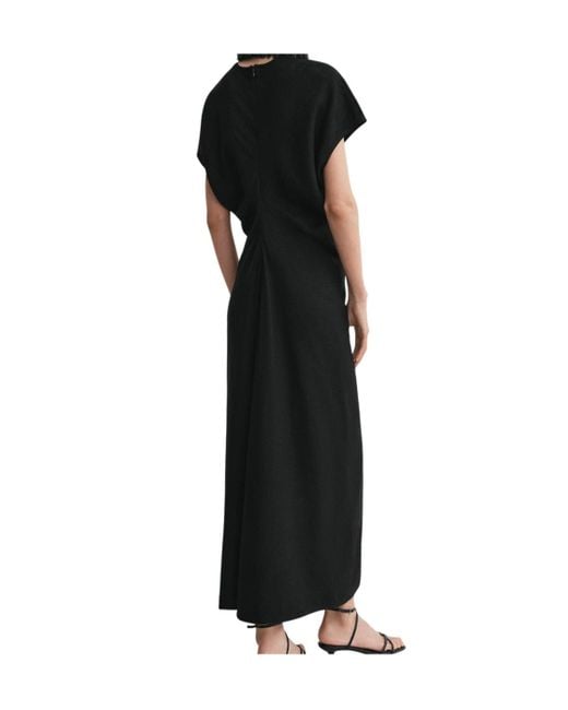 Totême  Black Woven Dress With Loose Waist