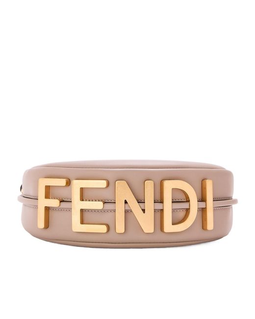 Fendi Natural Crescent-Shaped Armpit Bag