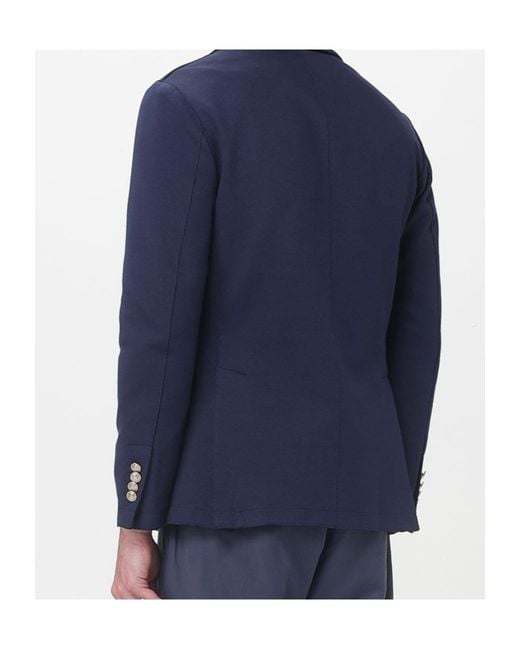 Eleventy Blue Button Blazer for men
