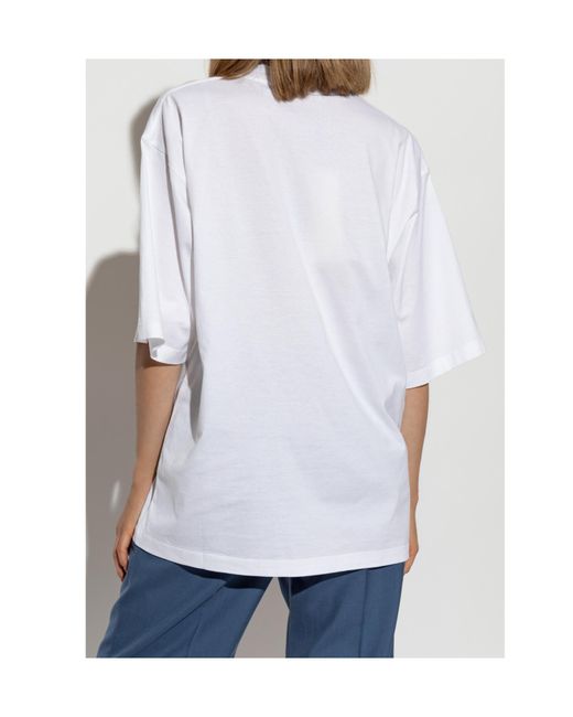 Marni White 30Th Anniversary Crewneck T-Shirt