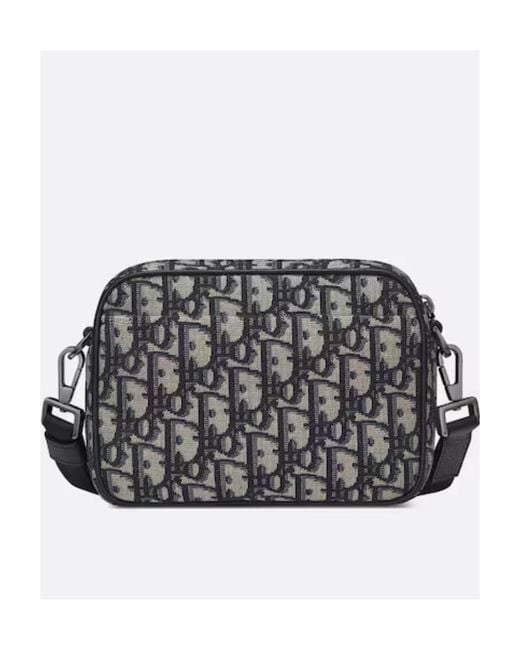 Dior Black Mini Safari Bag With Strap for men