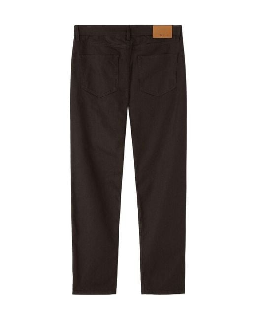 Loro Piana Black Belt Loop Jeans for men