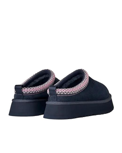 Ugg Blue Platform Slip-On Sandals