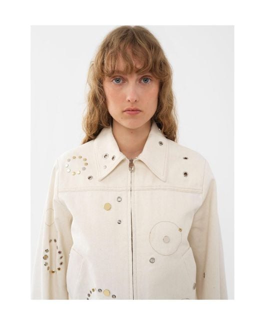 Chloé White Long-Sleeved Jacket