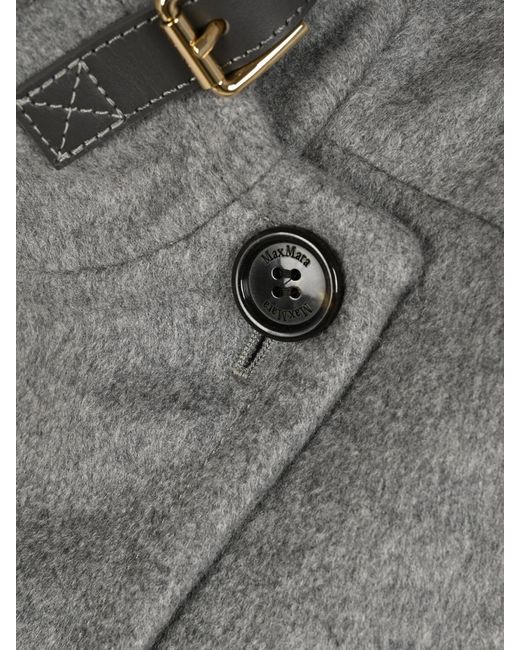 Max Mara Gray Oversized Cape