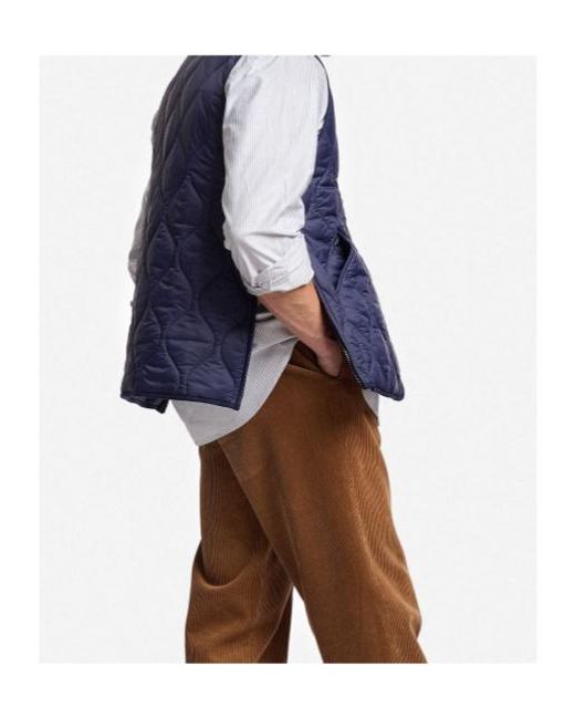 Sebago Blue Plymouth Quilted Gilet for men