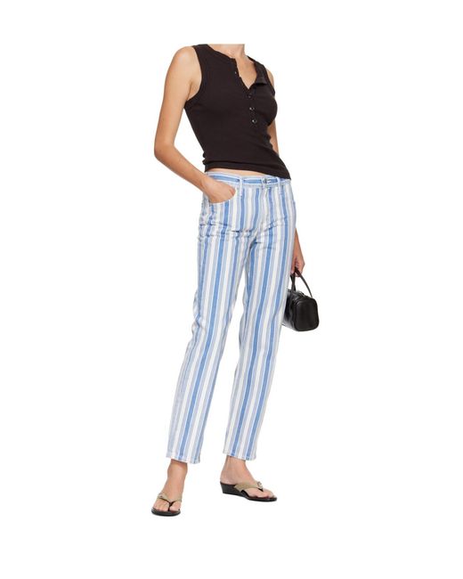 Citizens of Humanity Blue Anissa Striped Jeans