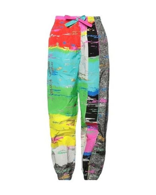 Dolce & Gabbana Green Multi-Color Jogger Pants