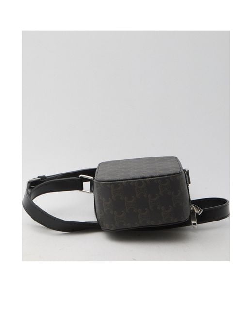Céline Black Triomphe Shoulder Bag for men